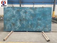 ดูภาพขนาดใหญ่ Calacatta Blue Marble Tile Flooring Polished White Onyx Marble