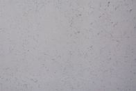 ของแข็งสีขาว 3000 * 1400 Carrara หินควอตซ์สำหรับตกแต่งออกแบบพื้น