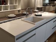 White Calacatta Countertops Kitchen Kitchen ขนาด 30 มม. ในร่ม