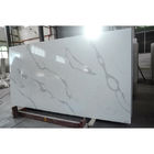 White 2cm 3cm Solid Carrara Quartz Countertop พร้อม Btahroom Vanity top