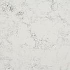 3200 * 1600 Carrara Quartz Stone Kitchen Island Chalky Veins ฝังอยู่