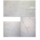 3200 × 1800 × 18 มม. White Calacatta Quartz Stone Learable Treatment