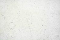 แผ่นหินควอตซ์ Carrara สีขาวประดิษฐ์สำหรับห้องน้ำ Vanity Top