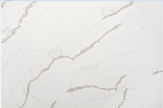 เคาน์เตอร์ควอตซ์ ISO9001 ด้านบน 3200x1600mm ตกแต่งในร่ม