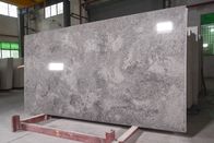Lyra Silestone White Quartz Countertops ขัดเงา 2400mm 3200mm Length