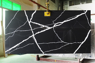Anti Faded White Black Calacatta ควอตซ์แผ่นหิน 600 X 300 มม. สำหรับธรณีประตูหน้าต่าง