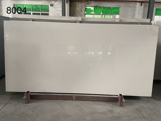 หลอดเลือดดำสีขาว Calacatta Quartz Stone Black Marble Slab Counter Top Countertop For Kitchen Countertop
