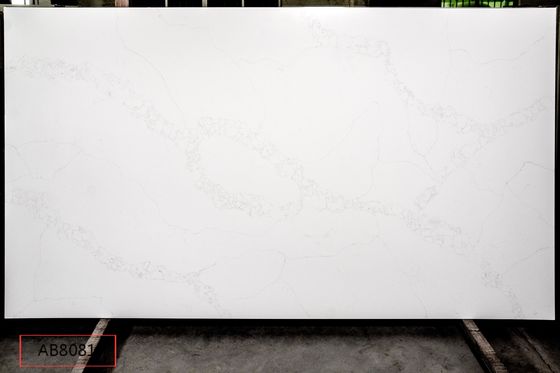 Calacatta White Quartz Stone Class สี Usd สำหรับเกาะ / ม้านั่ง